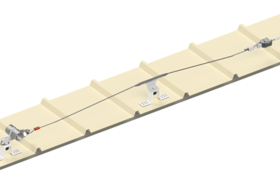 Línea de Vida sobre Omegas para Chapa Perfilada